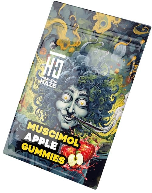 HEAVENS HAZE Muscimol Gummies Apple 15mg