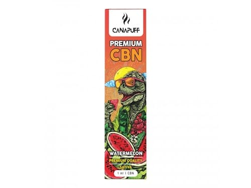 Canapuff Watermelon 89% CBN Jednorazovka 1ml