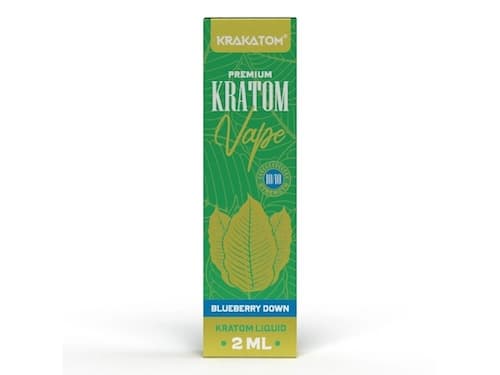 Krakatom Kratom vape pen Blueberry Down 2ml