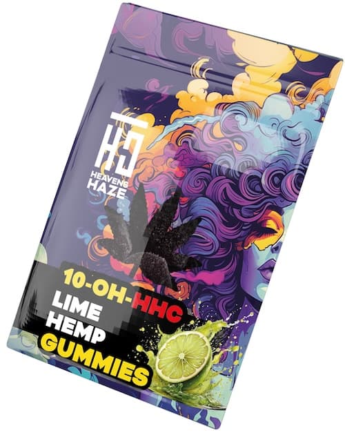 HEAVENS HAZE Gummies Lime Hemp 10-OH-HHC 3ks