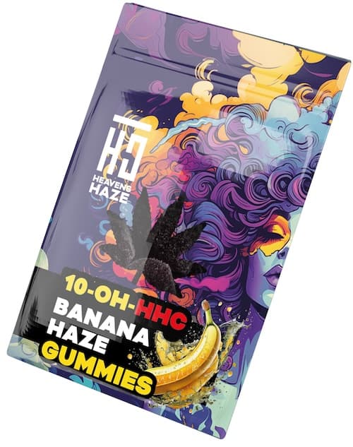 HEAVENS HAZE Gummies Banana Haze 10-OH-HHC 3ks