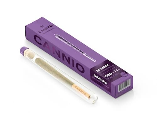 CANNIO CBD joint SPÁNOK Blueberry Skunk 0,8g