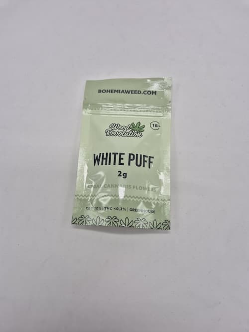 WEED REVOLUTION WHITE PUFF GREENHOUSE CBD 10% a THC 0,2% 2g 