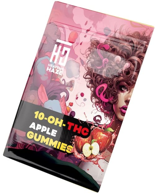 HEAVENS HAZE Gummies Apple 10-OH-THC 3ks