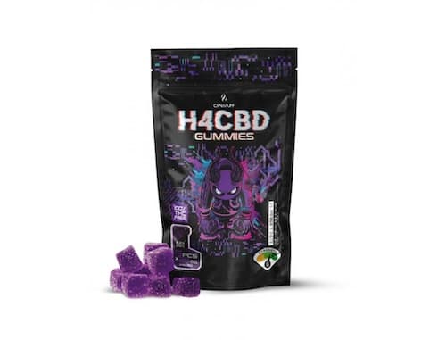 Canapuff H4CBD gummies Black Grape 125mg 