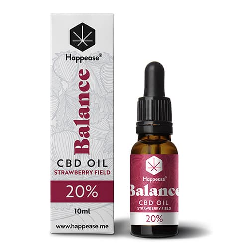 Happease Balance CBD Olej Strawberry Field 20% 2000mg 10ml