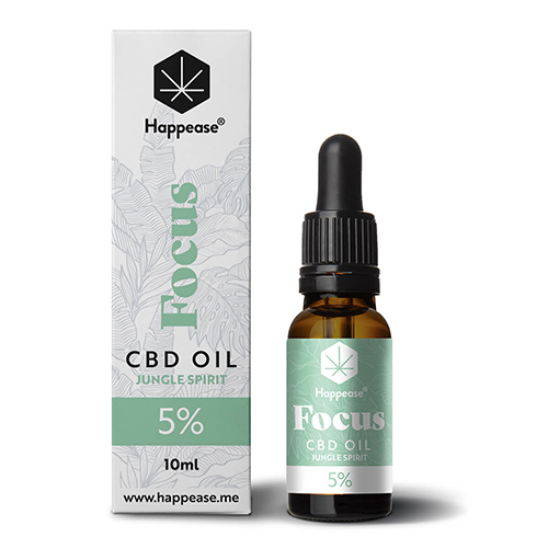 Happease Focus CBD Olej Jungle Spirit 5% 500mg 10ml