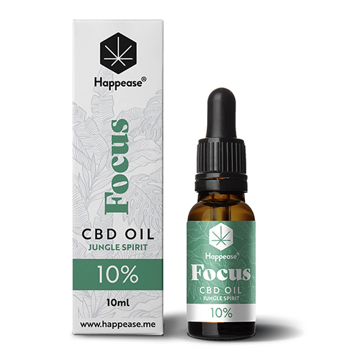 Happease Focus CBD Olej Jungle Spirit 10% 1000mg 10ml