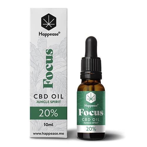 Happease Focus CBD Olej Jungle Spirit 20% 2000mg 10ml