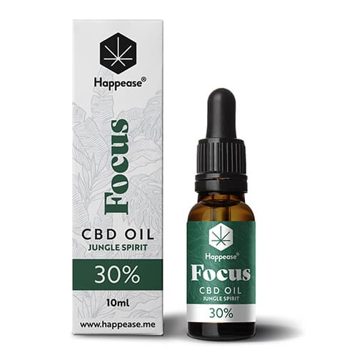 Happease Focus CBD Olej Jungle Spirit 30% 3000mg 10ml