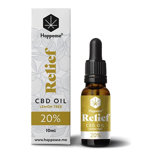 Happease Relief CBD Olej Lemon Tree 20% 2000mg 10ml