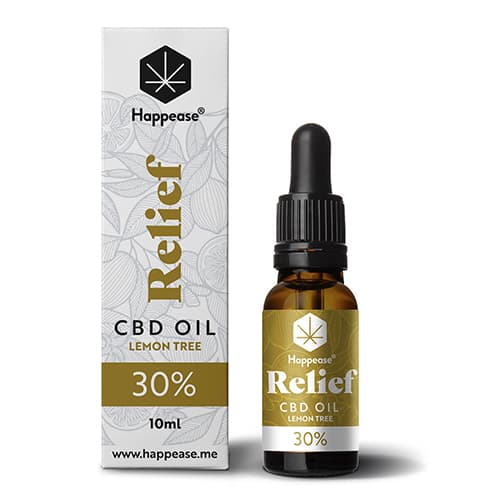 Happease Relief CBD Olej Lemon Tree 30% 3000mg 10ml