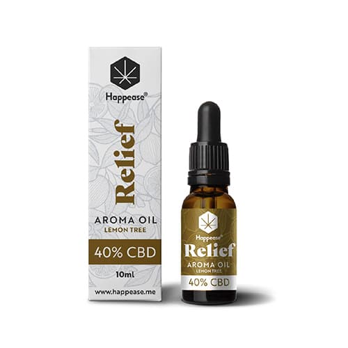 Happease Relief CBD Olej Lemon Tree 40% 4000mg 10ml