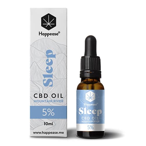 Happease Sleep CBD Olej Mountain River 5% 500mg 10ml