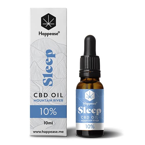 Happease Sleep CBD Olej Mountain River 10% 1000mg 10ml